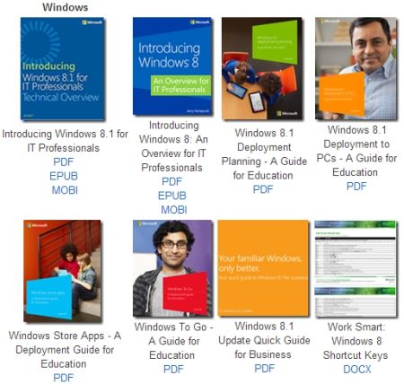 130 Microsoft Ebook gratis: Windows 7/8, Office, SharePoint, etc.