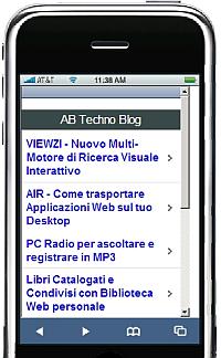 Leggi AB Techno Blog anche dal Cellulare, PDA o iPhone