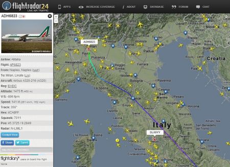 Aerei in Volo: FlightRadar24 Localizza, Identifica e Traccia