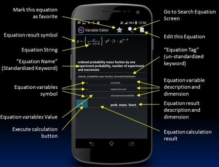 Android App: Formule e Equazioni +facili con Calculator Equreka