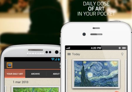 Android App: Scopri un Opera d'Arte al giorno con DailyArt