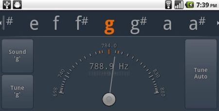 Android App: gStrings - Accordatore per Strumenti Musicali