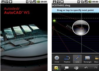 Android App: AutoCAD WS visualizza e edita archivi DWG