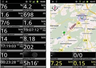 Android App: Ottimo GPS con Cruscotto Dati configurabile