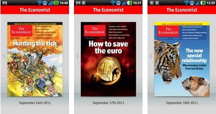 Android App: Leggi / ascolta The Economist sul telefono