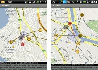 Android App: Localizza / Mappa dati Antenne reti GSM / 3G