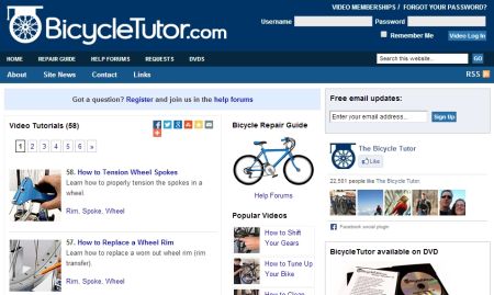 Bicicletta e MTB: 5 siti web di Manutenzione / Riparazione