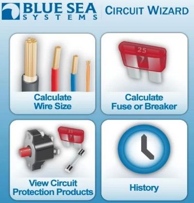 Calcolatore per dimensionare i Circuiti Elettrici 12 / 24 Volt