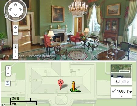 Casa Bianca USA: Visita gli interni a 360° con Tour Virtuale