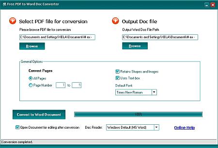 Come convertire archivi .PDF in documenti Word .DOC