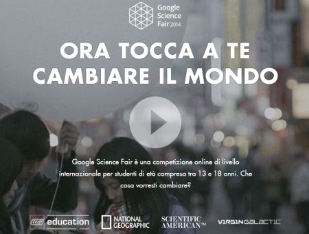 Concorso Scientifico Google 2014 per Studenti 13-18 anni