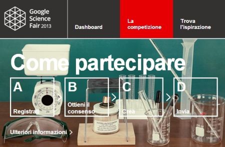 Concorso Scientifico Google per Studenti di età 13-18 anni