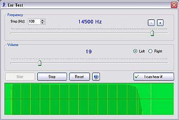 Generatore di Frequenze Acustiche per Test Udito su PC