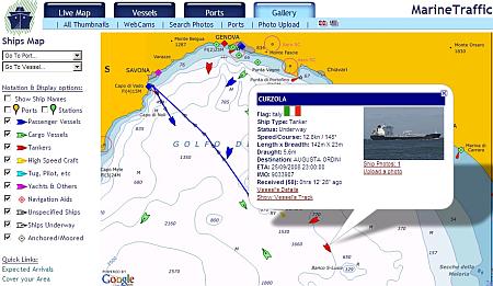 Identifica e localizza in tempo reale le Navi su Google Maps