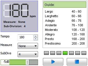 Tempo Perfect - Metronomo gratuito per Musicisti su PC