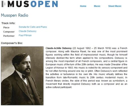 Musopen - Libreria Musicale online gratuita e scaricabile