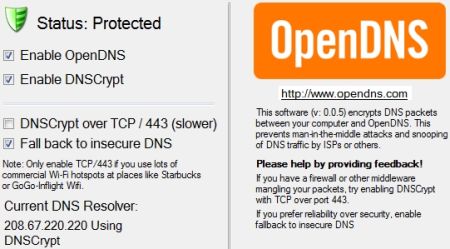 Naviga il Web Sicuro e Veloce con OpenDNS + DNSCrypt