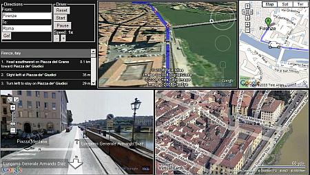 Nuovo Simulatore di Itinerari Automobilistici Virtuali 3D