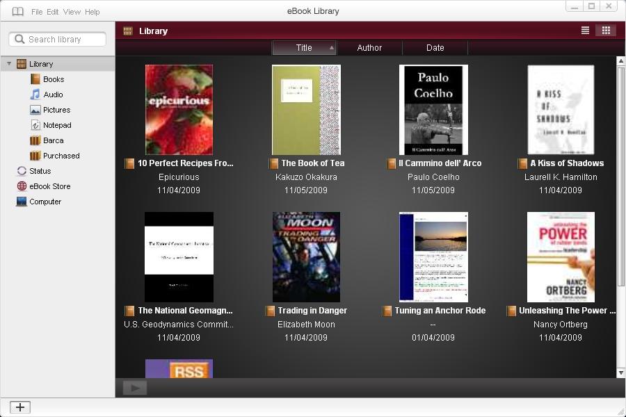 sony reader library download