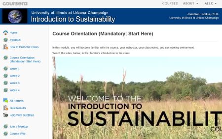 Sviluppo sostenibile - Corso online Università ILLINOIS