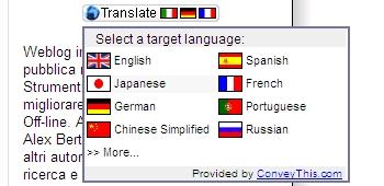Traduci il tuo Blog o Sito Web in 29 Lingue con 1 Click