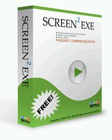 Videoregistratore per DeskTop che salva mini archivi .exe